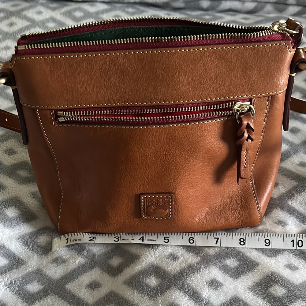 Dooney & Bourke Tan Leather Shoulder Bag